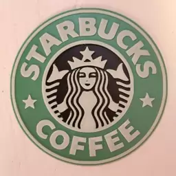 زیر لیوانی طرح STARBUCKS، قطر 10 سانتی متر