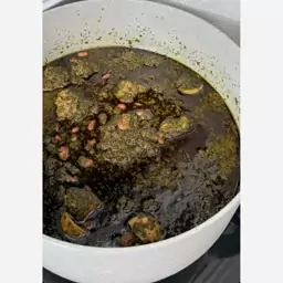 خورشت قورمه سبزی خانگی