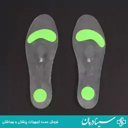 کفی طبی سیلیکونی orthoplex سایز مدیوم m پد خار پاشنه تجهیزات پزشکی سینا درمان 403223