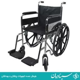 ویلچر توانبخشی خراسان مدل 806 ویلچر تاشو رینگ اسپرت تجهیزات پزشکی سینا درمان 402155