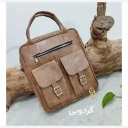 کیف دانشجویی سه کاره جنس چرم صنعتی درجه یک ارسال رایگان