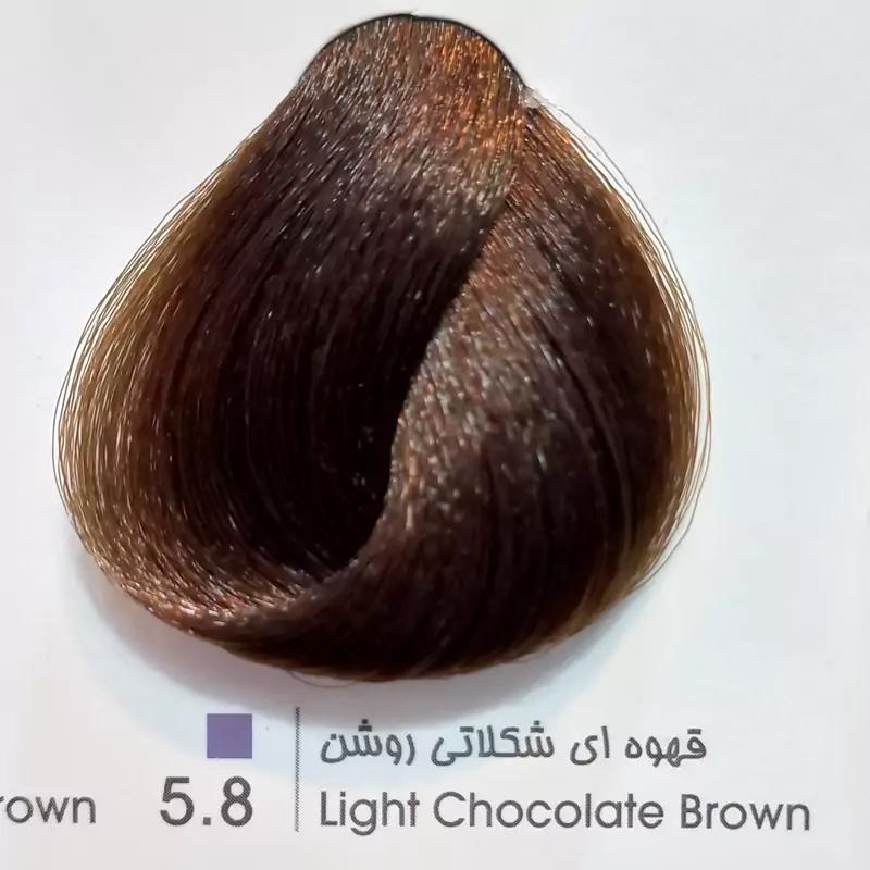 رنگ موی حرفه ای لیونل کالر قهوه ای شکلاتی روشن 8 5 حجم 100 میل
