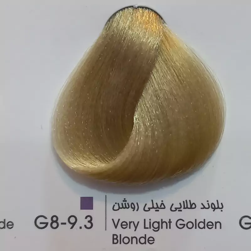 رنگ موی حرفه ای لیونل کالر بلوند طلایی خیلی روشن G8 9 3 حجم 100 میل