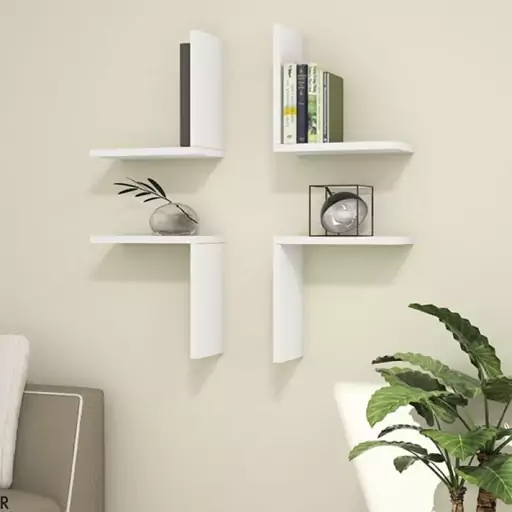 شلف دیواری فلفور کابینت مدل 30-30 cm مجموعه 4 عددیامکان تغییر هست/ارسال پسکرایه/اختصاصی