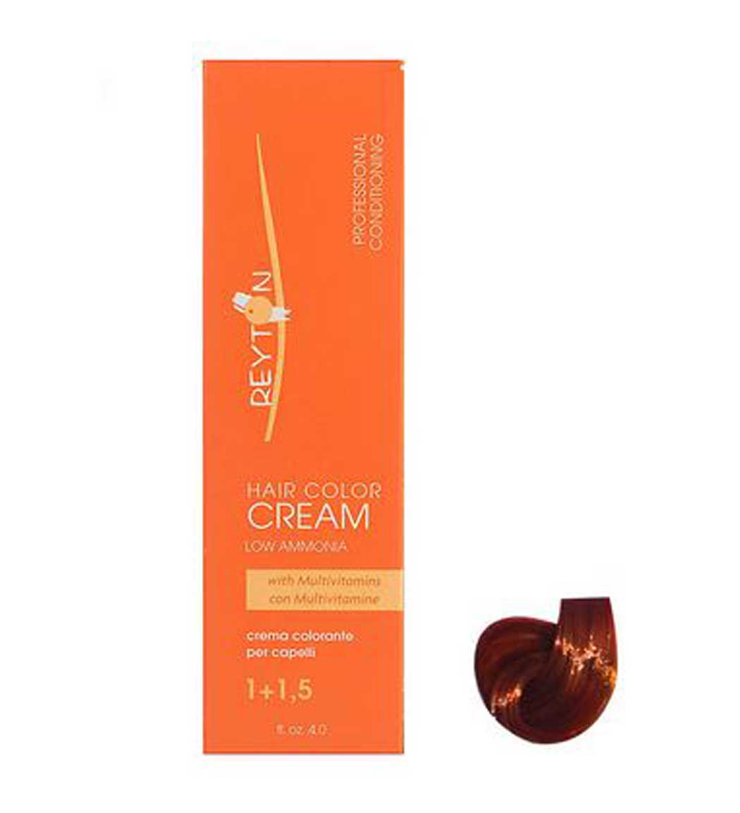 رنگ مو ریتون سری Copper And Bronze حجم 120 میلی لیتر Light Blonde8.4 بیوتی مال