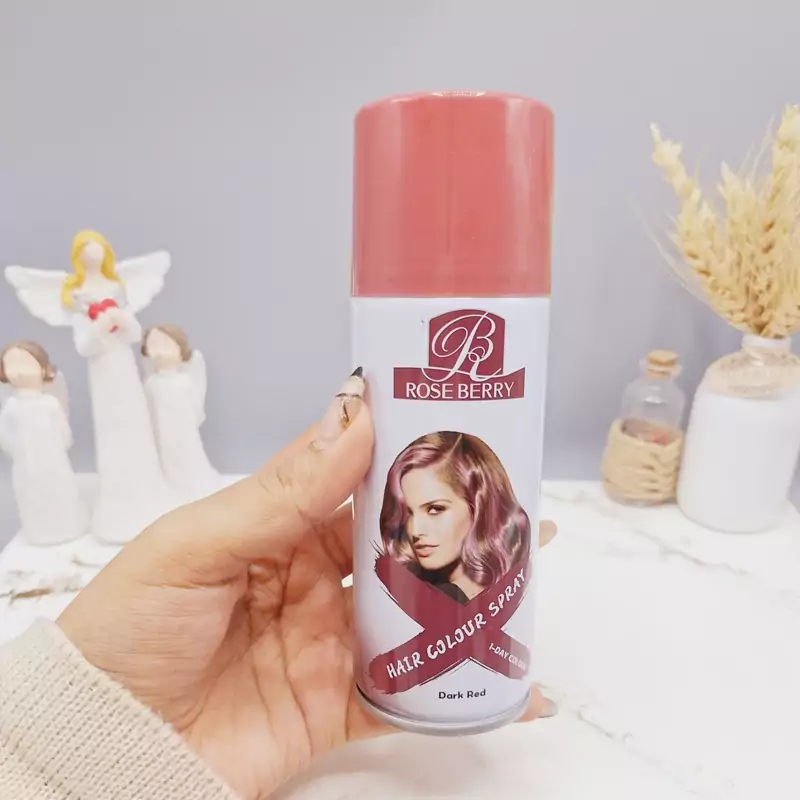 اسپری رنگ موی موقت قرمز تیره