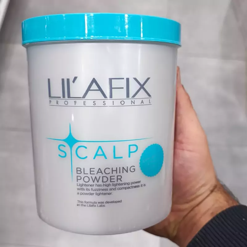 پودر دکلره لیلافیکس اسکالپ رنگ یاسی (lilafix SCALP) وزن 900 گرمی