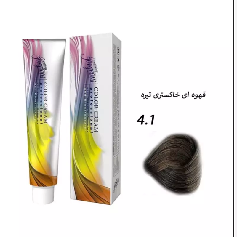 رنگ مو قهوه ای خاکستری تیره 4.1 گرجس