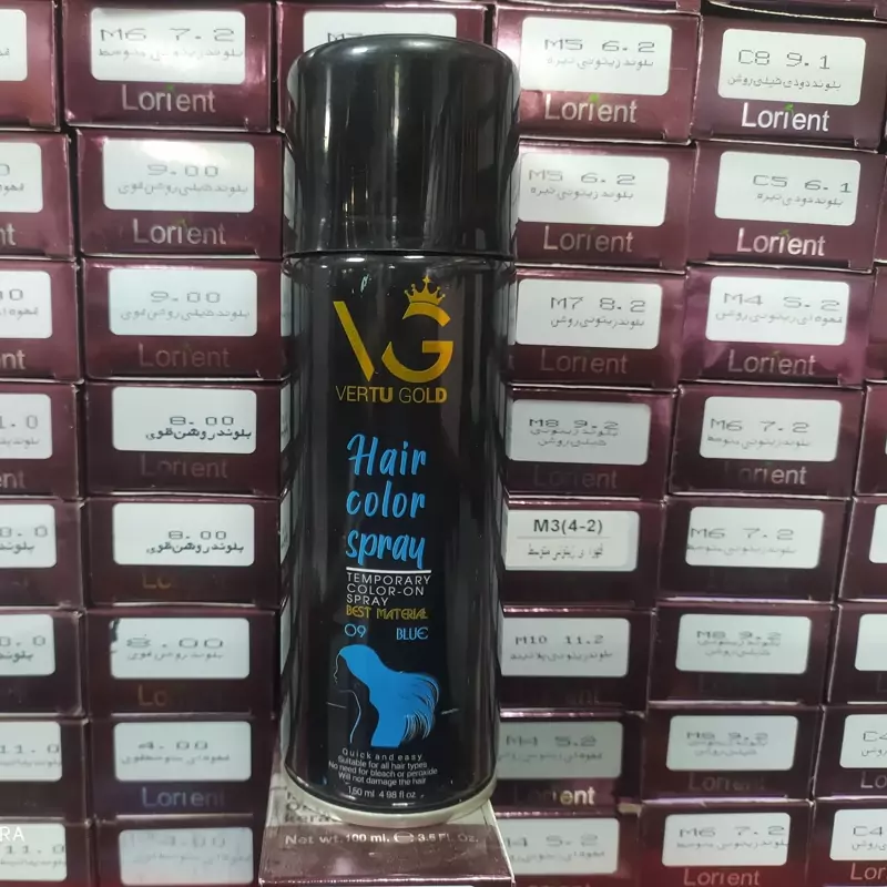 اسپری رنگ مو آبی ورتوگلد