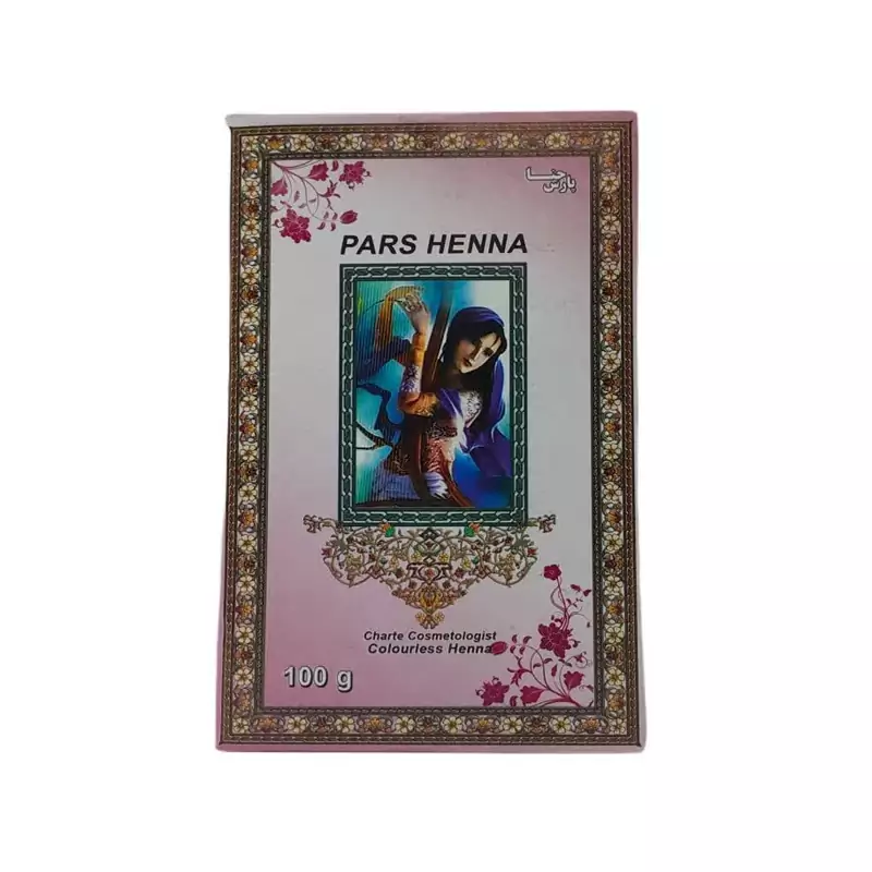 حنا بی رنگ پارس حنا  پودر گیاهی  تقویت مو 