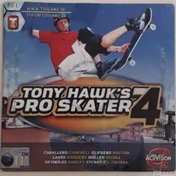  بازی پلی استیشن 1 TONY HAWKS PRO SKATER 4