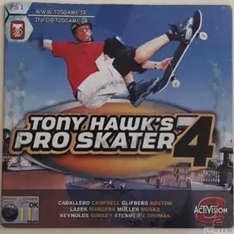  بازی پلی استیشن 1 TONY HAWKS PRO SKATER 4