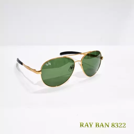 عینک آفتابی برند RAY BAN کد 8322 طلایی