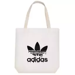 توت بگ پارچه ای خندالو طرح آدیداسadidas کد 2187