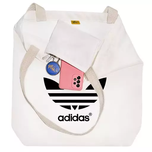 توت بگ پارچه ای خندالو طرح آدیداسadidas کد 1960