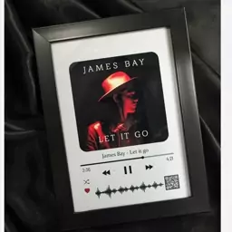 قاب عکس و تابلو موزیکال طرح james bay