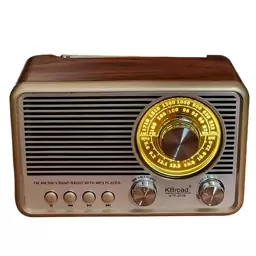 رادیو اسپیکر بلوتوثی با چراغ قوه مدل KTF-2019 Radio Speaker