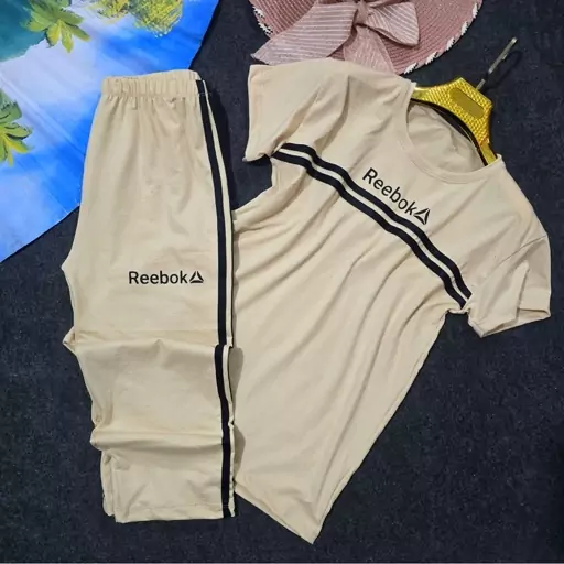 ست تیشرت و شلوار قواره دار reebok 