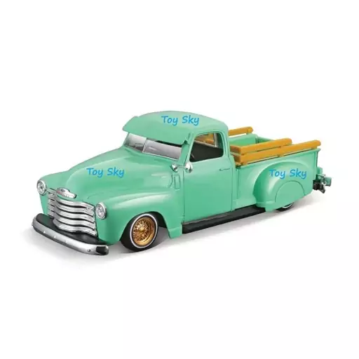 ماکت ماشین - شورلت 3100 پیکاپ 1950 - 1950 Chevrolet 3100 Pickup - مقیاس 1.25 برند مایستو Maisto - فلزی - سه درب بازشو