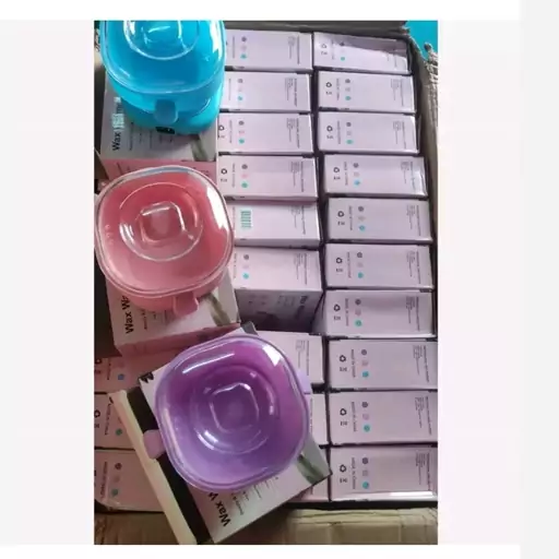 دستگاه وکس سیلیکونی ، موم گرم کن اصلی وارداتی تاشو  wax warmer سلیکونی