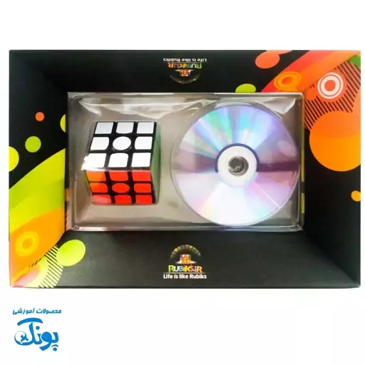 مکعب روبیک 3*3 آموزشی DVD دار