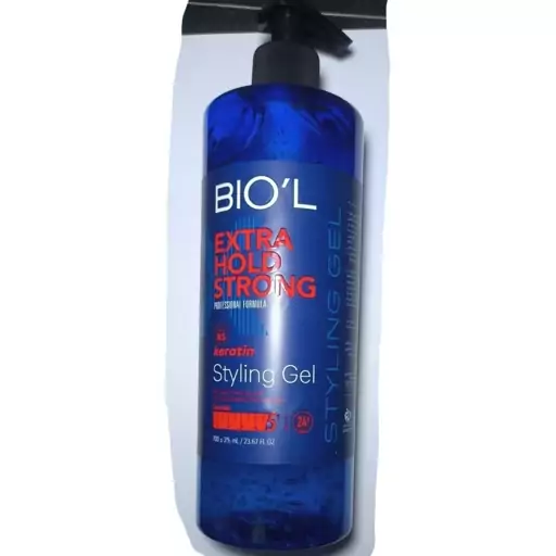 ژل حالت دهنده مو بیول مدل Extra Hold Strong حجم 700 میل Biol Extra Hold Strong Hair Styling Gel Volume 700 Ml