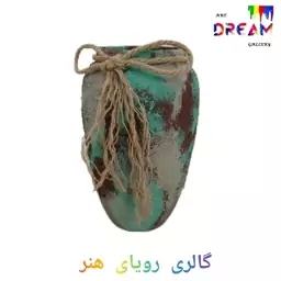 گلدان سرامیکی طرح پتینه