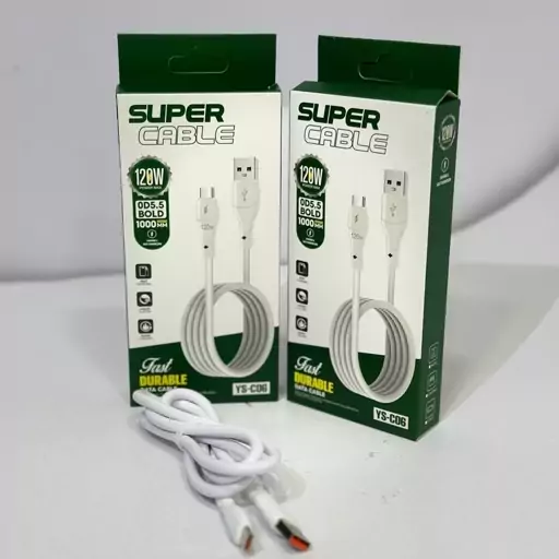 کابل شارژر تایپ سی SUPER CABLE مدل YS-C06