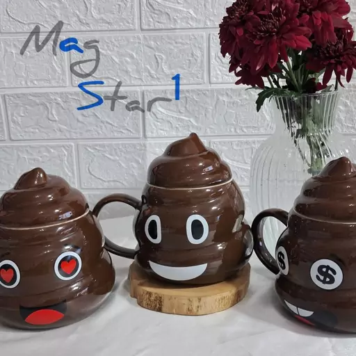 ماگ سرامیکی poop 