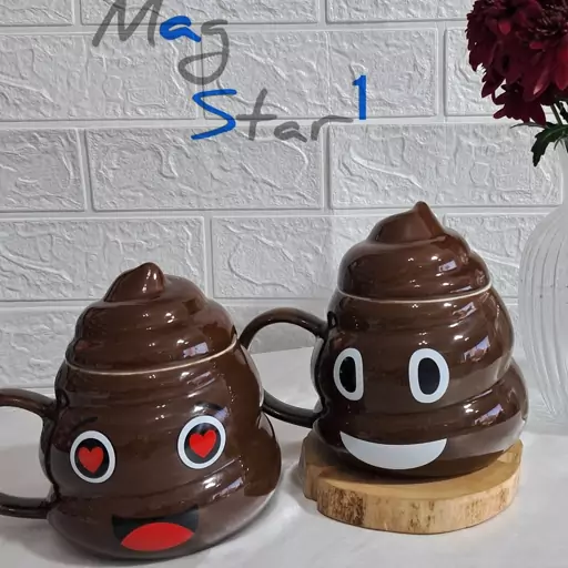 ماگ سرامیکی poop 