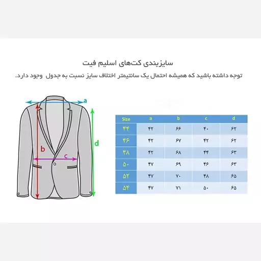 کت اسلیم فیت وارداتی