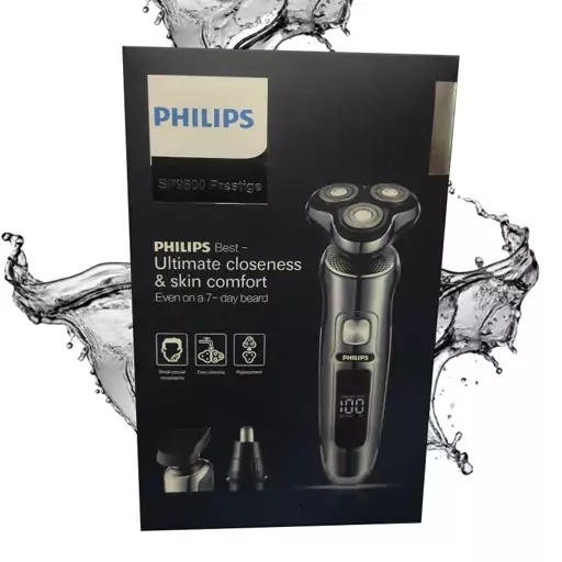 ریش تراش 5 کاره زیردوشی فول آپشن فیلیپس PHILIPS 9800