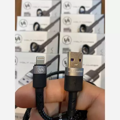 کابل شارژ VOLT AMPER مدل USB TO LIGHTNING