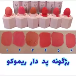 رژگونه پد دار رومانتیک در 6 رنگ آرایشی تابان 