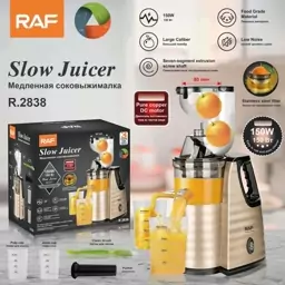 دستگاه آبمیوه و عصاره گیر راف RAF slow juicer - R.2838