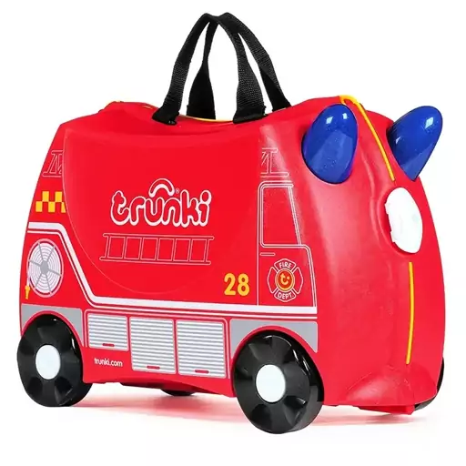 چمدان سواری کودک طرح ماشین آتش نشانی مدل 00254 Trunki 18L