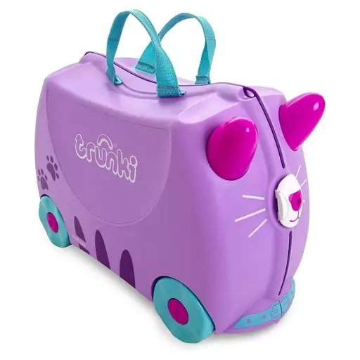 چمدان سواری کودک با طرح گربه مدل 00322 Trunki 18L