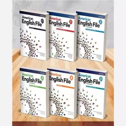 پک کامل کتاب های American English File 3rd ( کتاب اصلی + کتاب کار + CD )