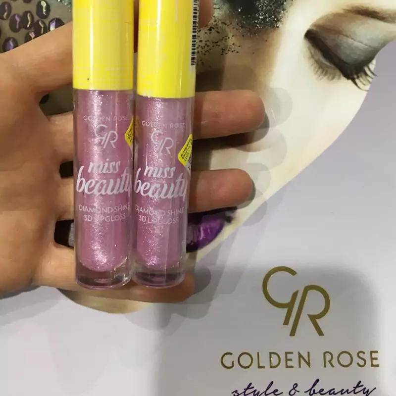 رژ لب مایع گلدن رز مدل Miss Beauty شماره 01