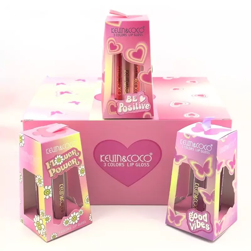 پک 3 عددی رژ مایع اورجینال KEVINCOCO 