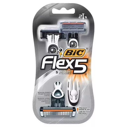 خودتراش بیک مدل Flex 5  بسته 2 عددی