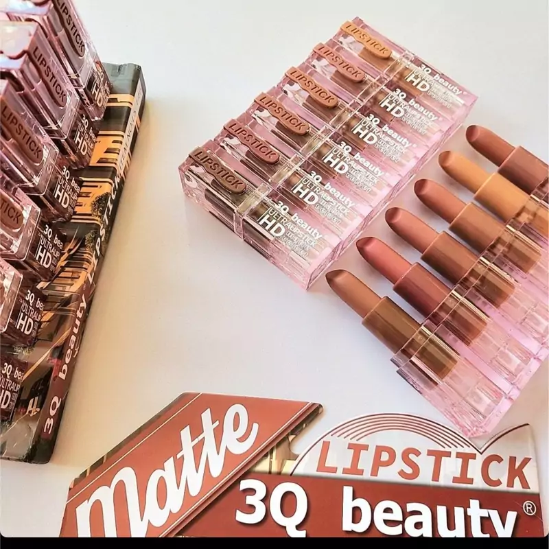 پک رژ جامد مخملی اورجینال 3Q beautyارسال از شیراز