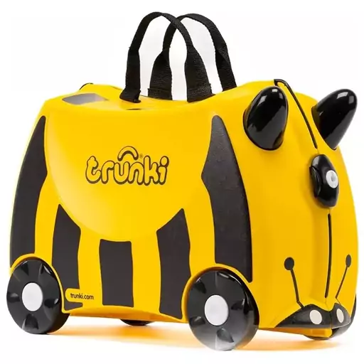 چمدان سواری کودک با ظرفیت 18 لیتر طرح زنبور مدل 0044 Trunki 18L