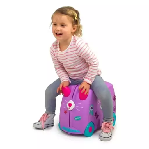 چمدان سواری کودک با ظرفیت 18 لیتر طرح گربه مدل 00322 Trunki 18L