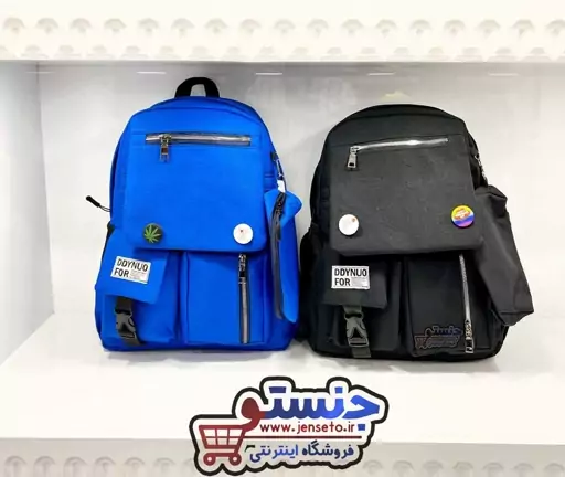 کیف مدرسه جامدادی دار اسپرت (کوله پشتی دخترانه و پسرانه) پیکسل دار  کد 491 BACKPACK (کپی)