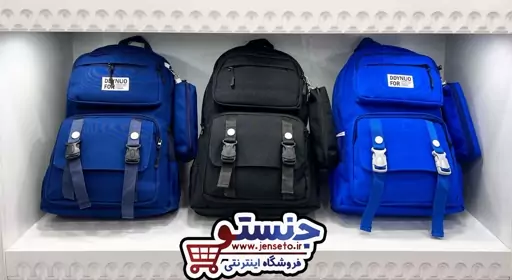 کوله پشتی اسپرت فانتزی جامدادی دار دخترانه و پسرانه (کیف مدرسه) کد 468 BACKPACK