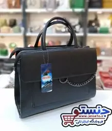 کیف زنانه مجلسی زنجیر دار طرح اداری جدید women bag کد 925