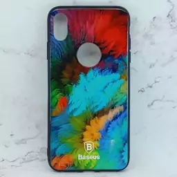 قاب گوشی  طرحدار مدل ابرنگی برای اپل iphone XS max