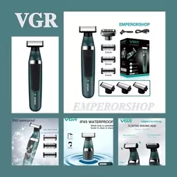      بادی گروم ژیلت برقی و شیور دو کاره وی جی آر مدل V-393 VGR body groom model صفرزن ویجی آرvgr 393 ژیلت شارژی