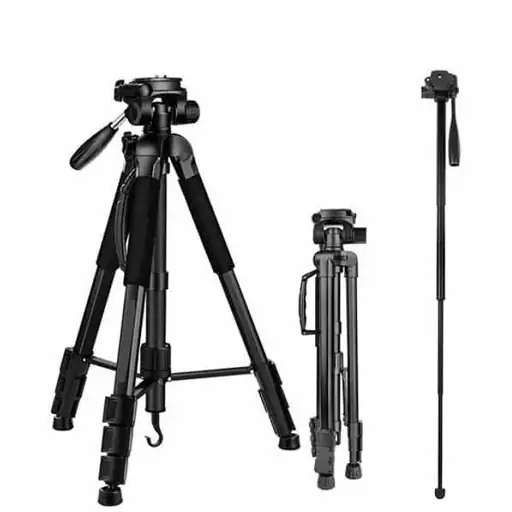 سه پایه دوربین عکاسی کینگ جوی KINGJOY VT-890H Tripod     مناسب تمامی دوربین های حرفه ای و موبایل ها